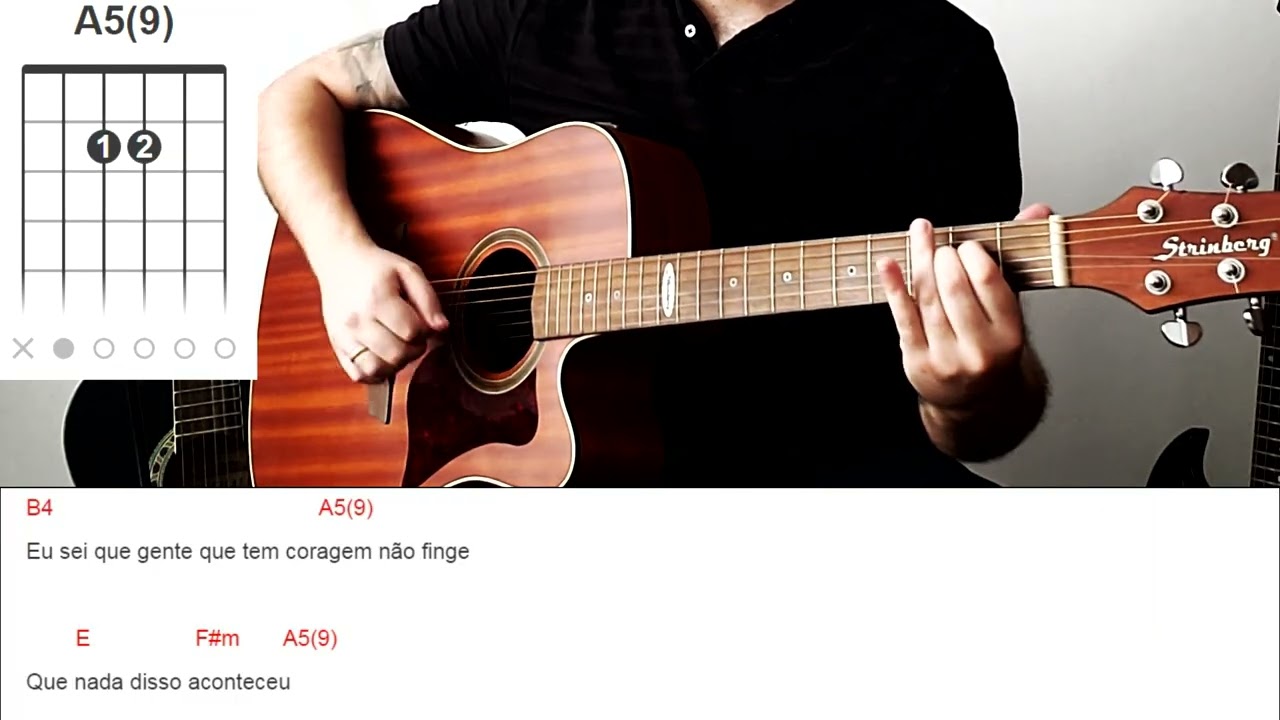 Rodox | Quem Tem Coragem Não Finge | Aula de violão simplificada | Tutorial afinação mais baixa