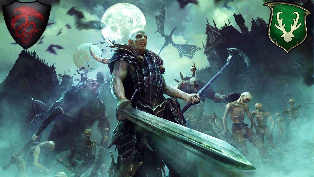 Mannfred von Carstein Returns to Hel Fenn - Vampire Counts vs. Wood Elves - Total War Warhammer 2