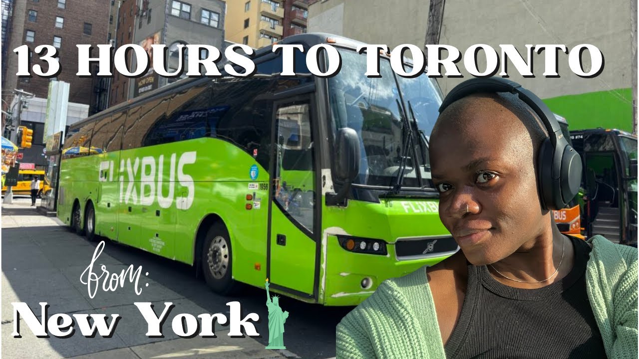 13 HOURS on FLIXBUS (Traveling from New York to Toronto by bus) | Rareisbeautiful