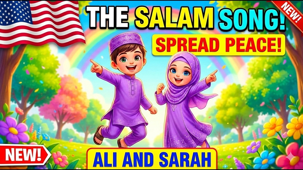 The Salam Song | Spread Peace with Ali & Sarah | Best Islamic Song for Children