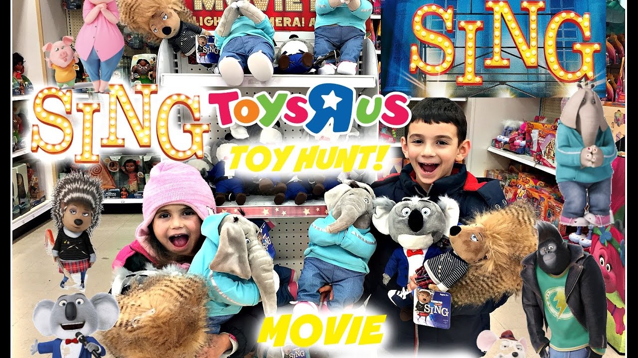 SING Movie & TOYSRUS Toy Hunt VLOG!! Going to the Movie then hunting for SING toys!