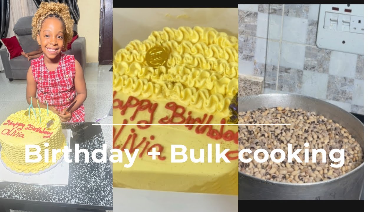 A little birthday celebration for my daughter and a big pot of beans cooking for the family. 