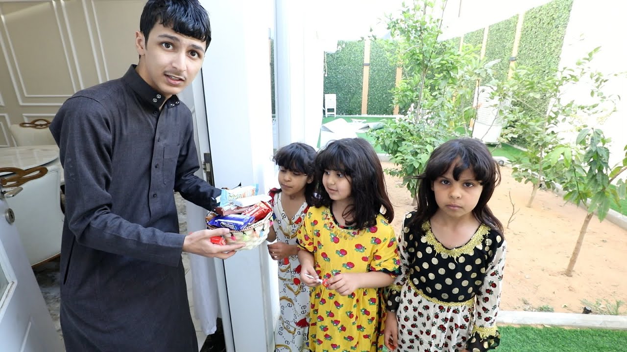 قرقيعان ليلى 2024  🍬🍫 وزعنا على الناس حلويات !