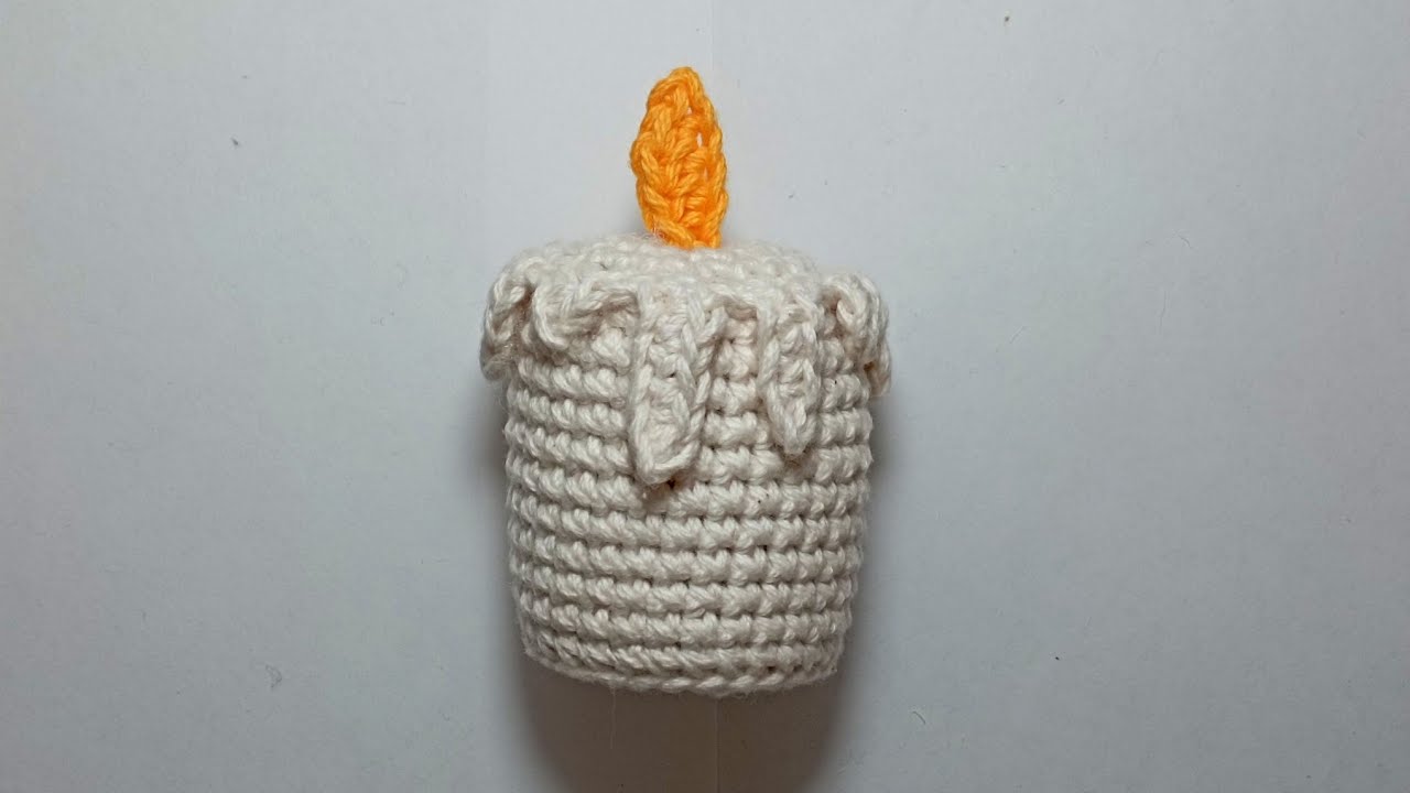 DIY Vela tejida a crochet | Altar de muertos