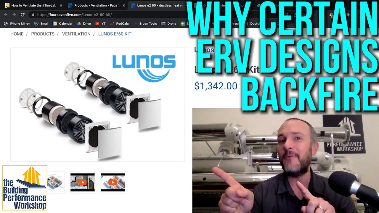 Побочные эффекты ERV/HRV: почему я избегаю бесканальной вентиляции Lunos или Panasonic All-In-One
