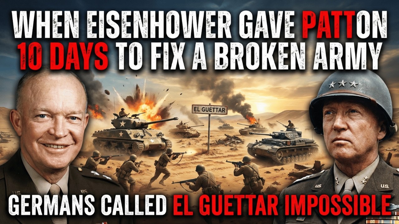 When Eisenhower Gave Patton 10 Days to Fix a Broken Army &mdash; Germans Called El Guettar Impossible