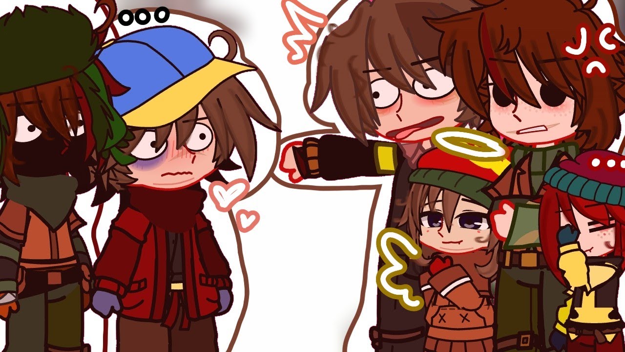 Eric and Kyle meet their future selves||Kyman future comic||South park Au||Enjoy||Gacha club||