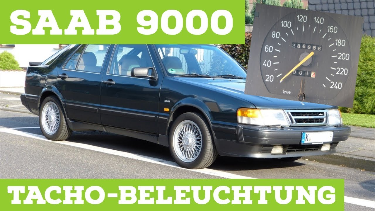 SAAB 9000 CC - Tachobeleuchtung erneuern
