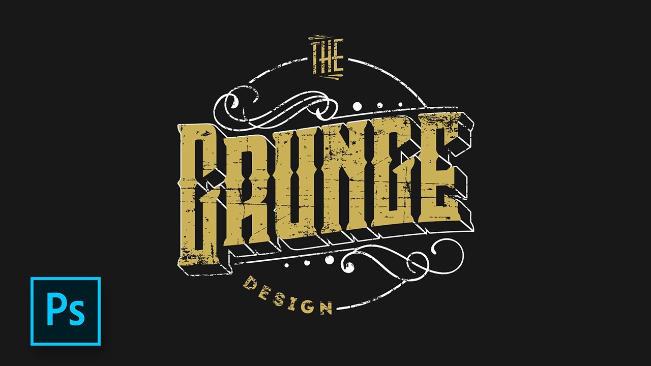 Cara Membuat Desain logo Retro - Hipster Photoshop - Photoshop Tutorial Indonesia