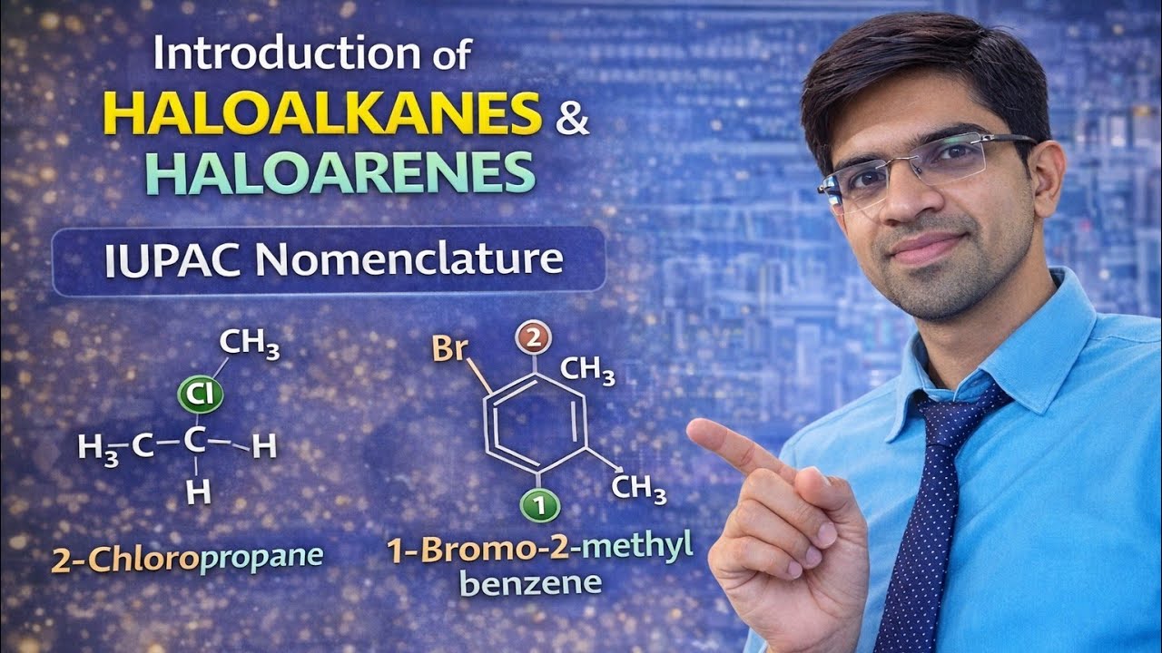 Haloalkanes & Haloarenes | Introduction, Organic Basics & IUPAC Nomenclature | Class 12 Chemistry