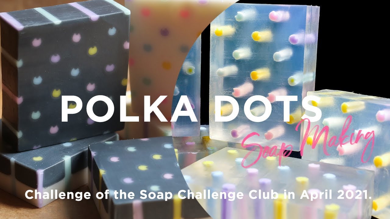 Polka Dots Soap | CP soap making | Soap Challenge Club