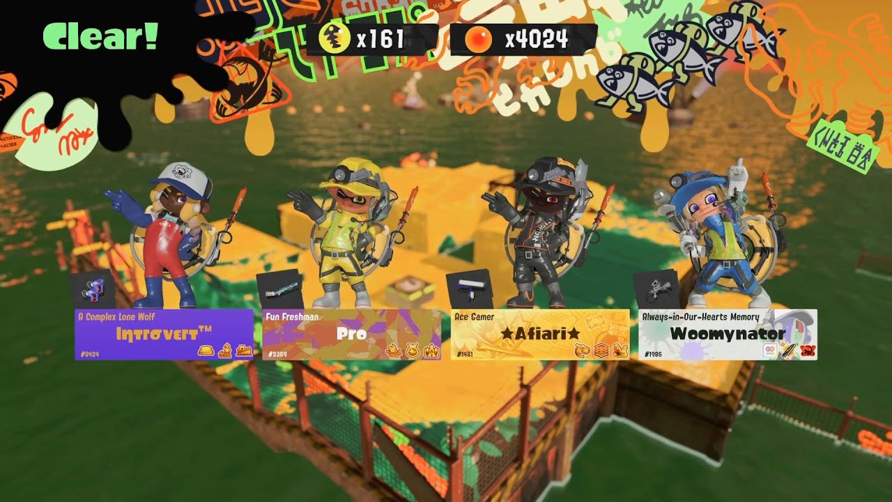 Splatoon 3 - Salmon Run Freelance #192 (Gone Fission Hydroplant)