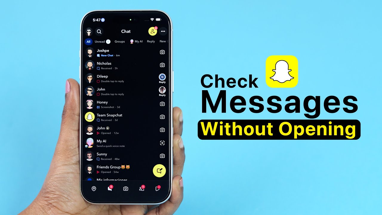 Можно ли ТАЙНО читать сообщения в Snapchat, не открывая их?
