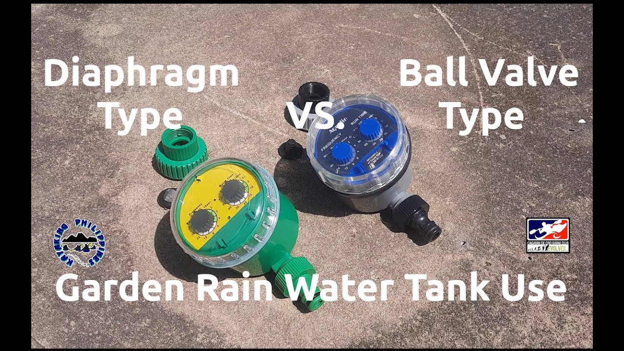 What is the right Water Timer for your Garden Rainwater Tank?