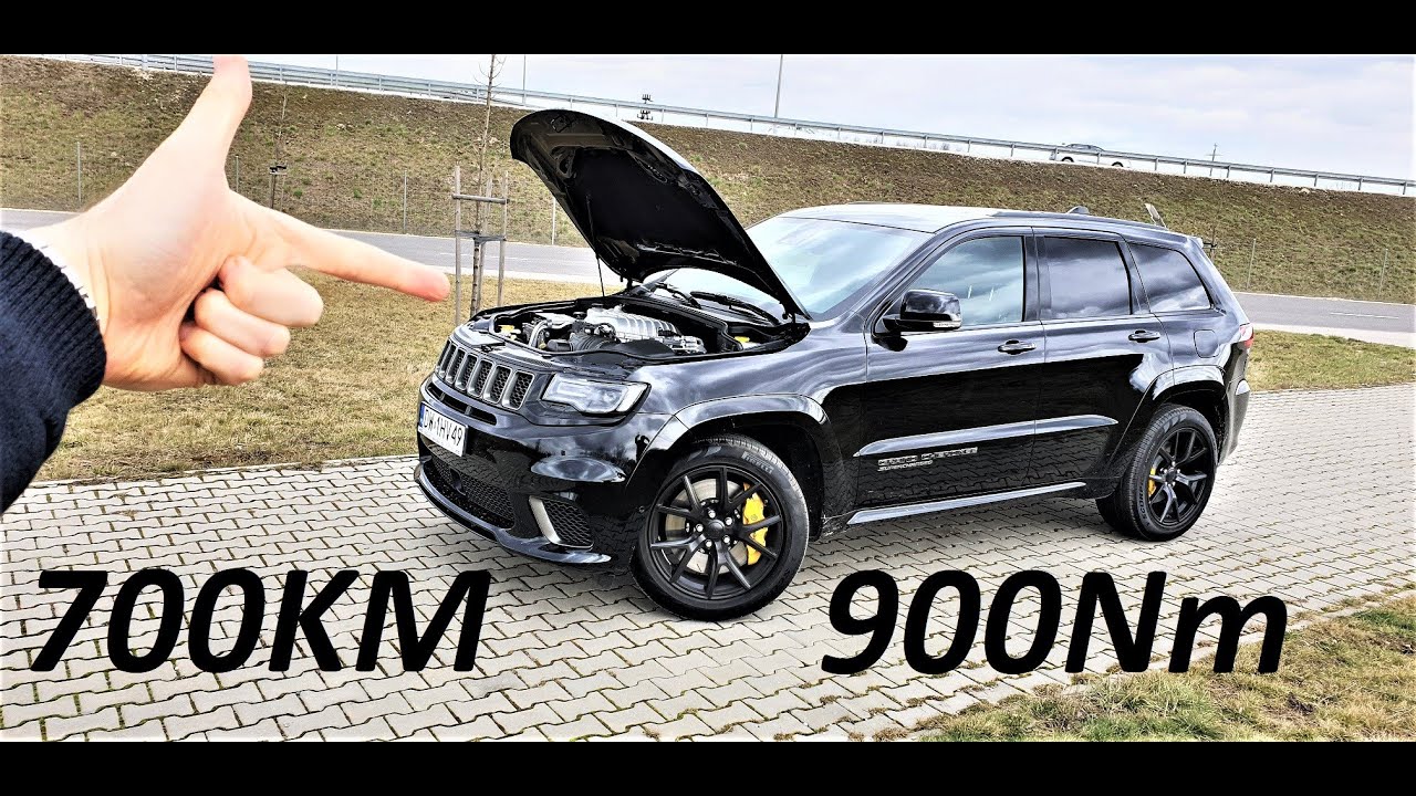 700KM JEEP Grand Cherokee TRACKHAWK - Test PL muzyk jeździ
