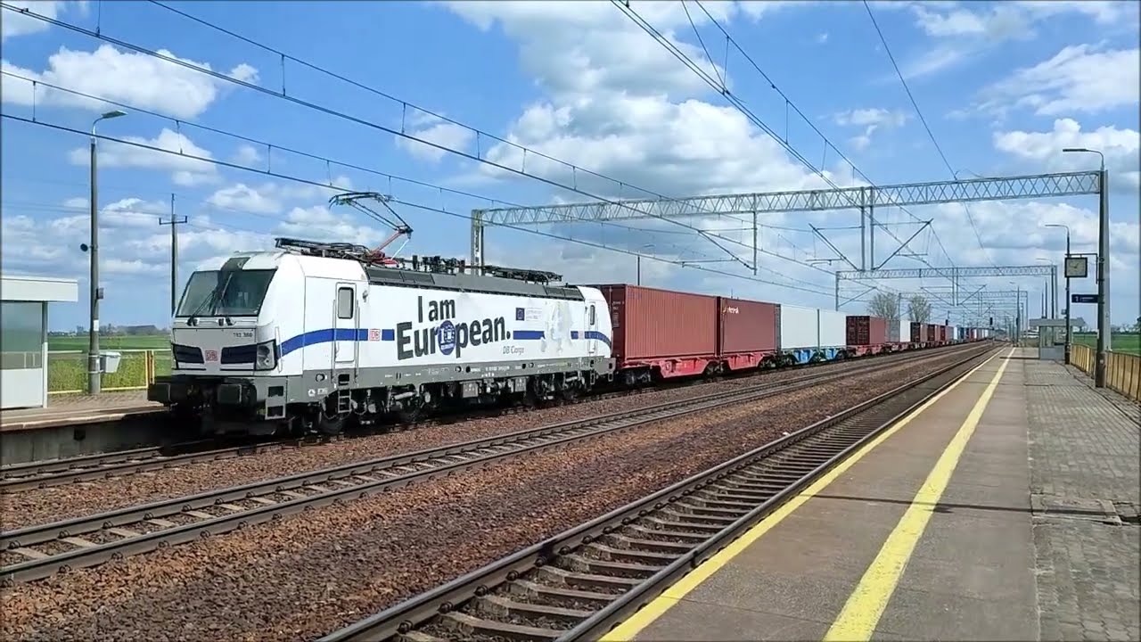 4 pociągi na szlaku Jackowice-Niedźwiada Łowicka 4.05.2022.