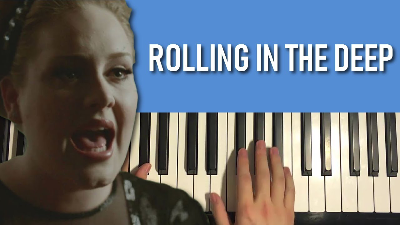 HOW TO PLAY - Adele - Rolling In The Deep (Piano Tutorial Lesson)