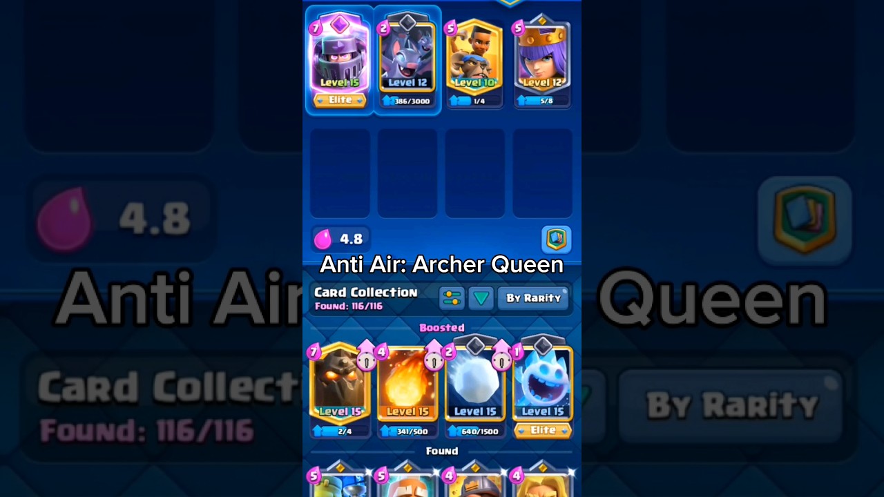BEST ARENA 17 DECK | RAM RIDER ARCHER QUEEN MEGAKNIGHT | CLASH ROYALE