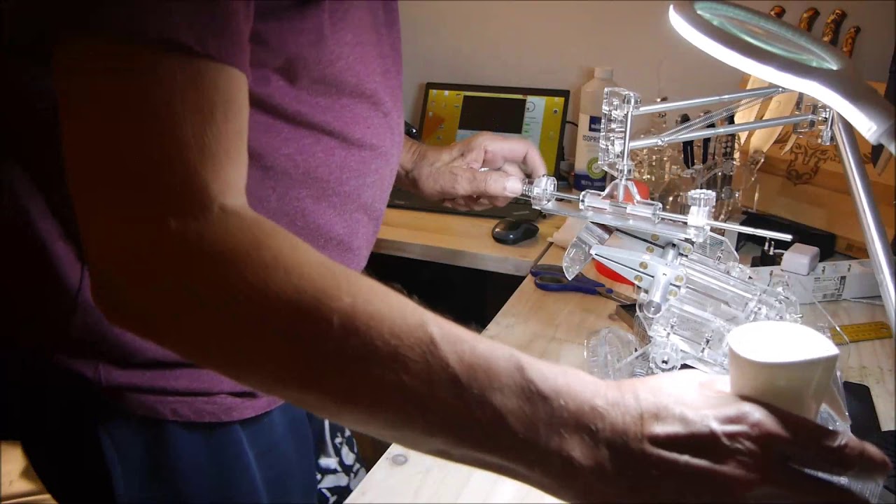 erster Test mit CBN Steinen auf der Ermak 10 WOW, first test with CBN stones at the Ermak 10 WOW