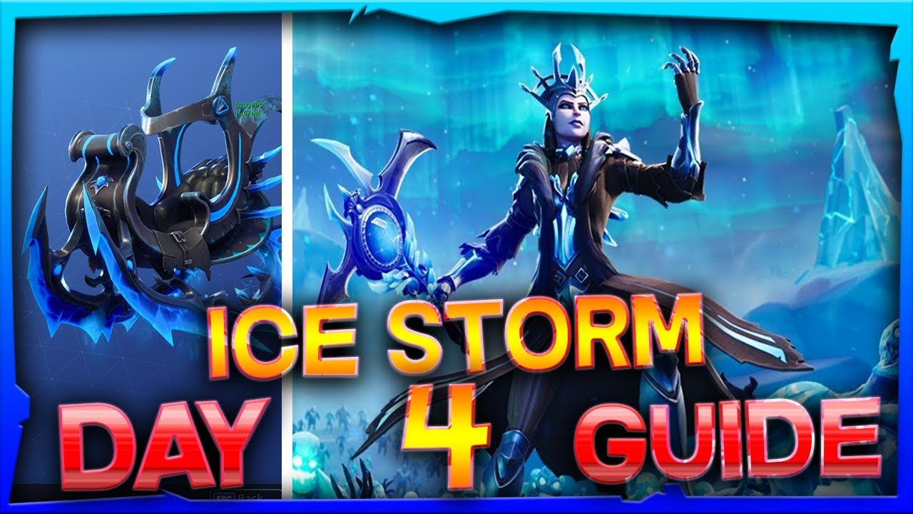 Fortnite Ice Storm Challenges Day 4 Guide And Locations
