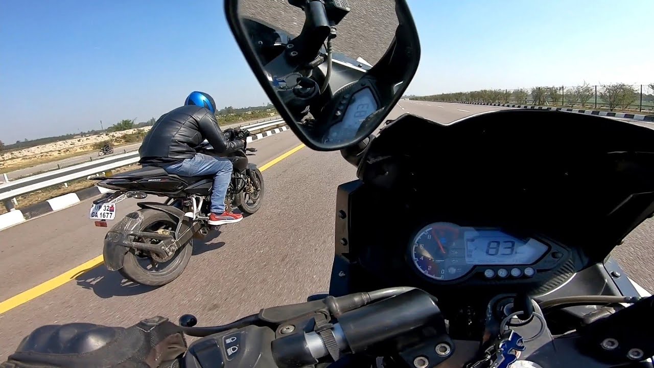 Pulsar 220F vs NS200 RACE | TOP END