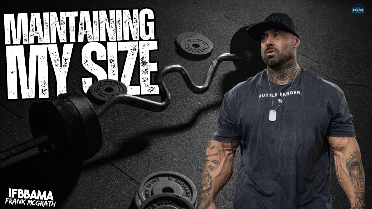 The hardest part of my training is...(with Frank McGrath)