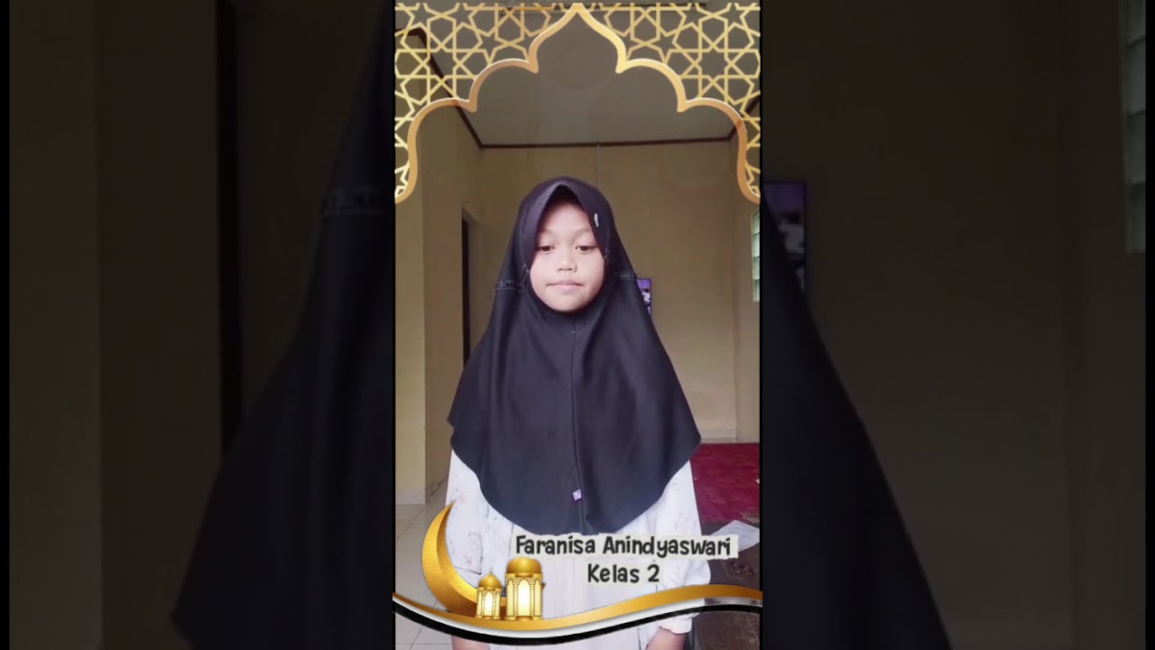 Cahaya Ramadhan Kultum Menjelang Berbuka Puasa bersama SDN 2  Sambirata oleh Ananda Faranisa Anindya
