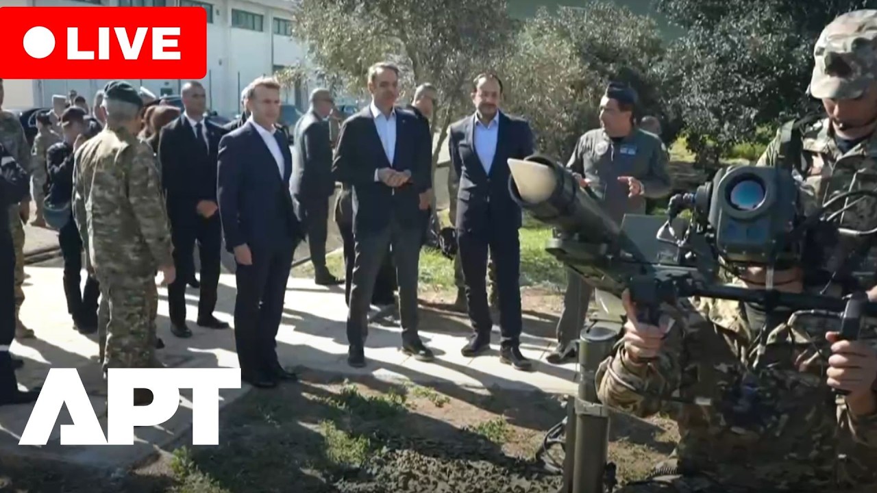 LIVE | Macron Meets Cypriot President Christodoulides in Cyprus | APT