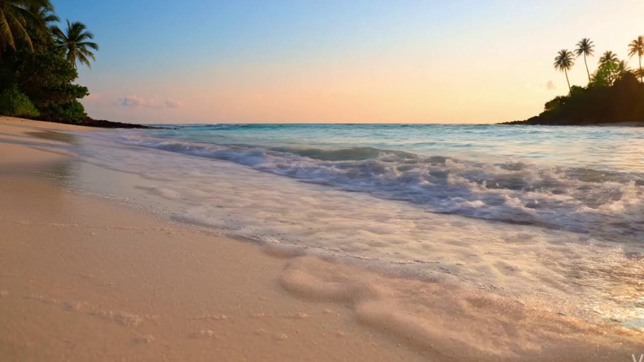 LIVE NOW 🌊 Stunning Tropical Beach View | Calming Beach Sounds for Sleep for Relaxation & Meditation