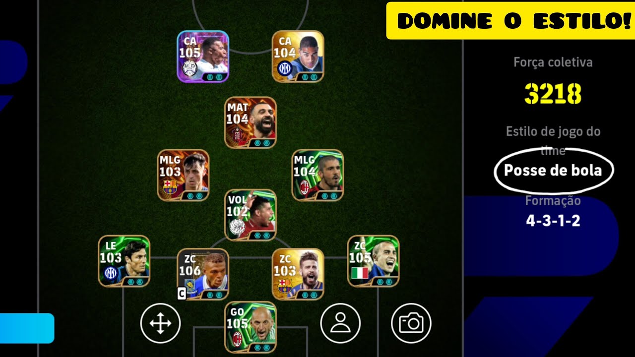 DOMINE O POSSE DE BOLA NO EFOOTBALL 26 MOBILE 