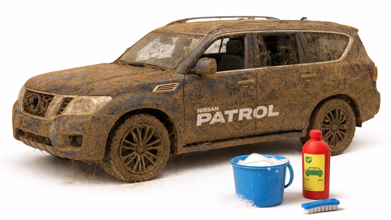 Super Realistic Cleaning of a 1:20 Nissan Patrol After an Extreme Off-Road Adventure 🥵