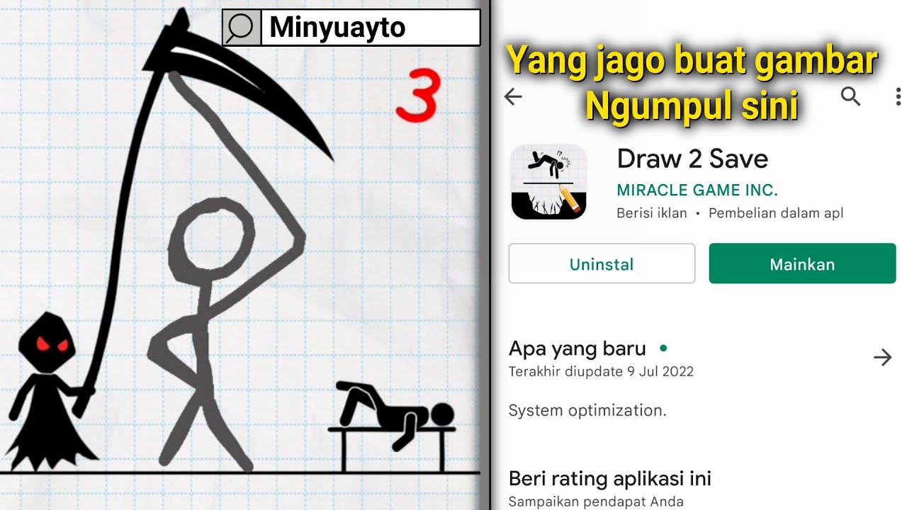 Ajarin Ucup Gambar Woy Gambarnya Burik | Draw 2 Save