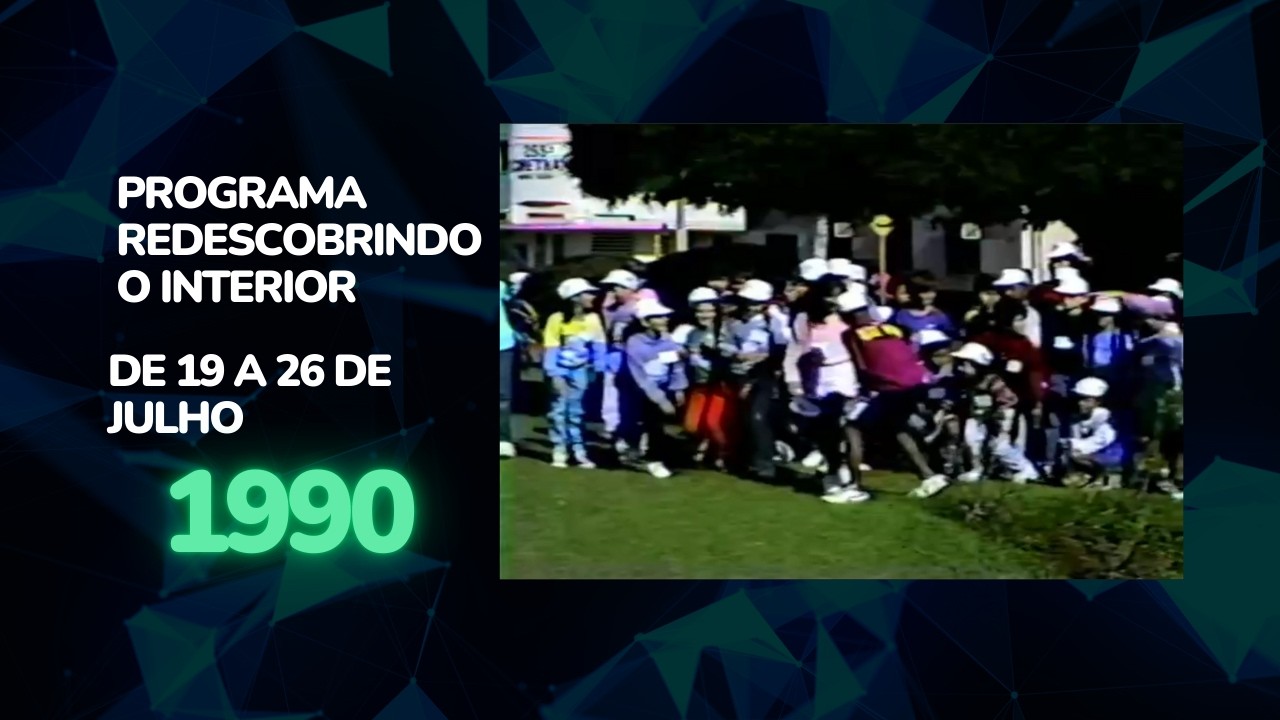 Programa Redescobrindo o Interior - 1990 - Morro Agudo SP