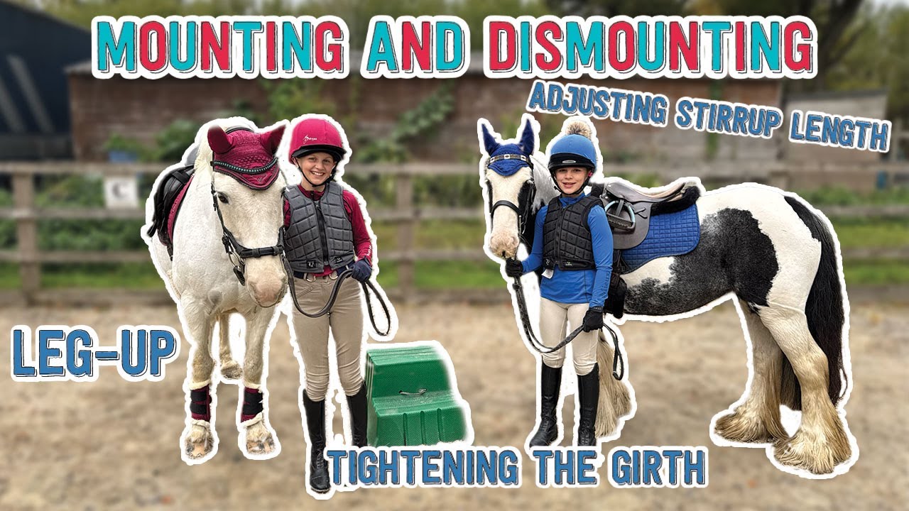 How-to mount and dismount from a pony!