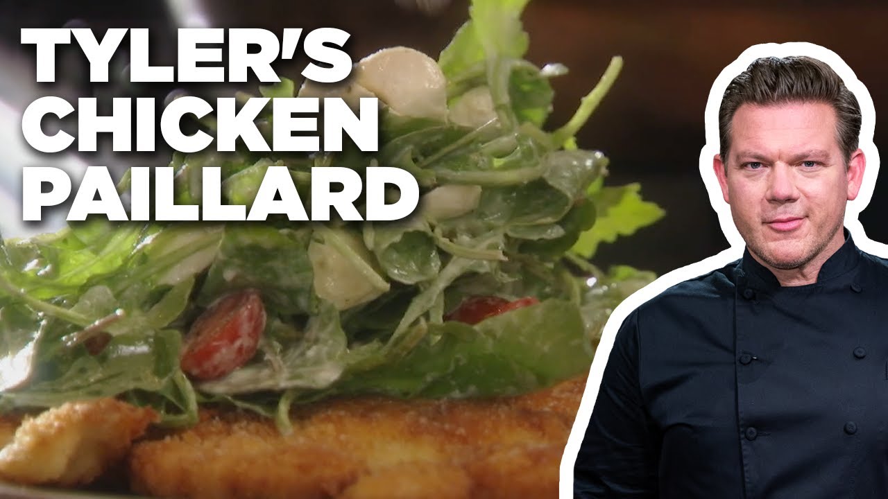 Tyler Florence's Chicken Paillard with Creamy Parmesan Salad | Tyler's Ultimate | Food Network