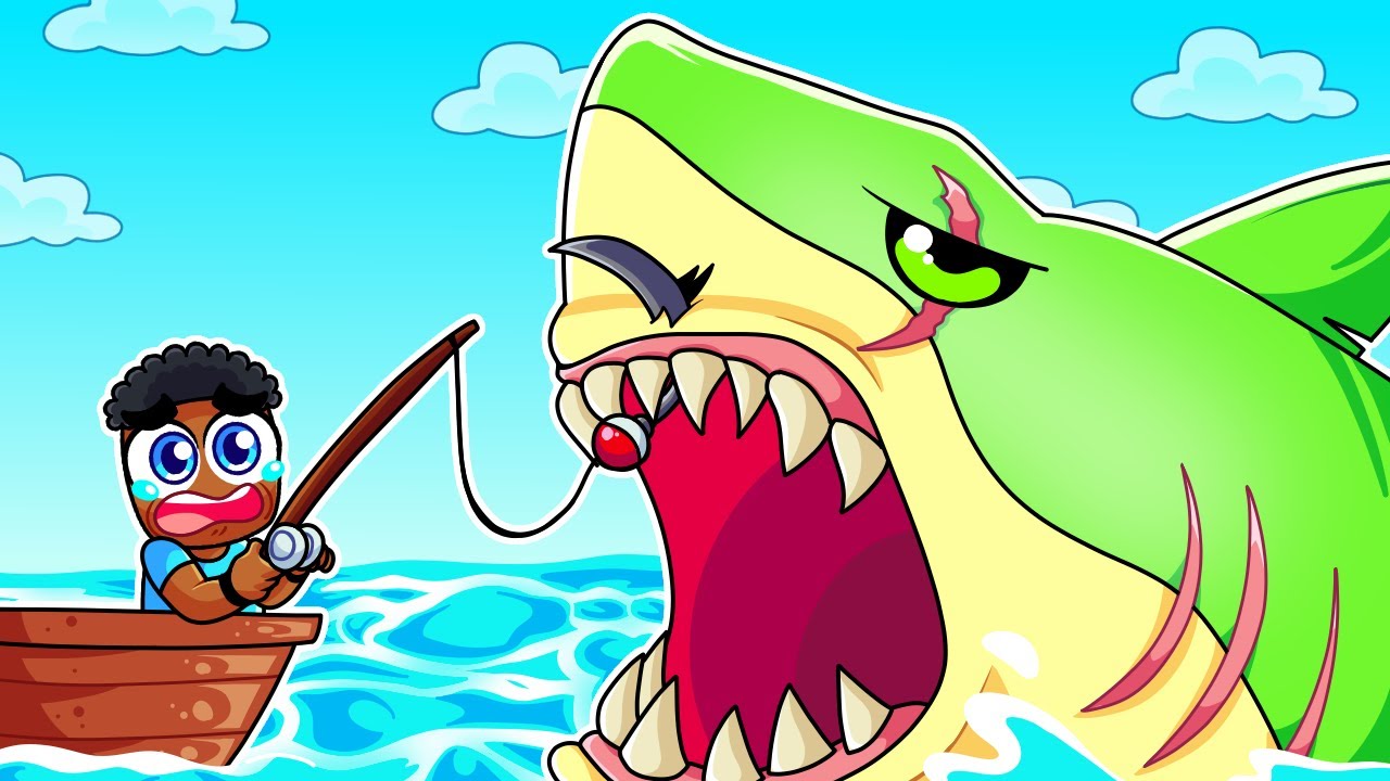 Evoluindo PESCA até pescar o MAIOR TUBARÃO do Roblox