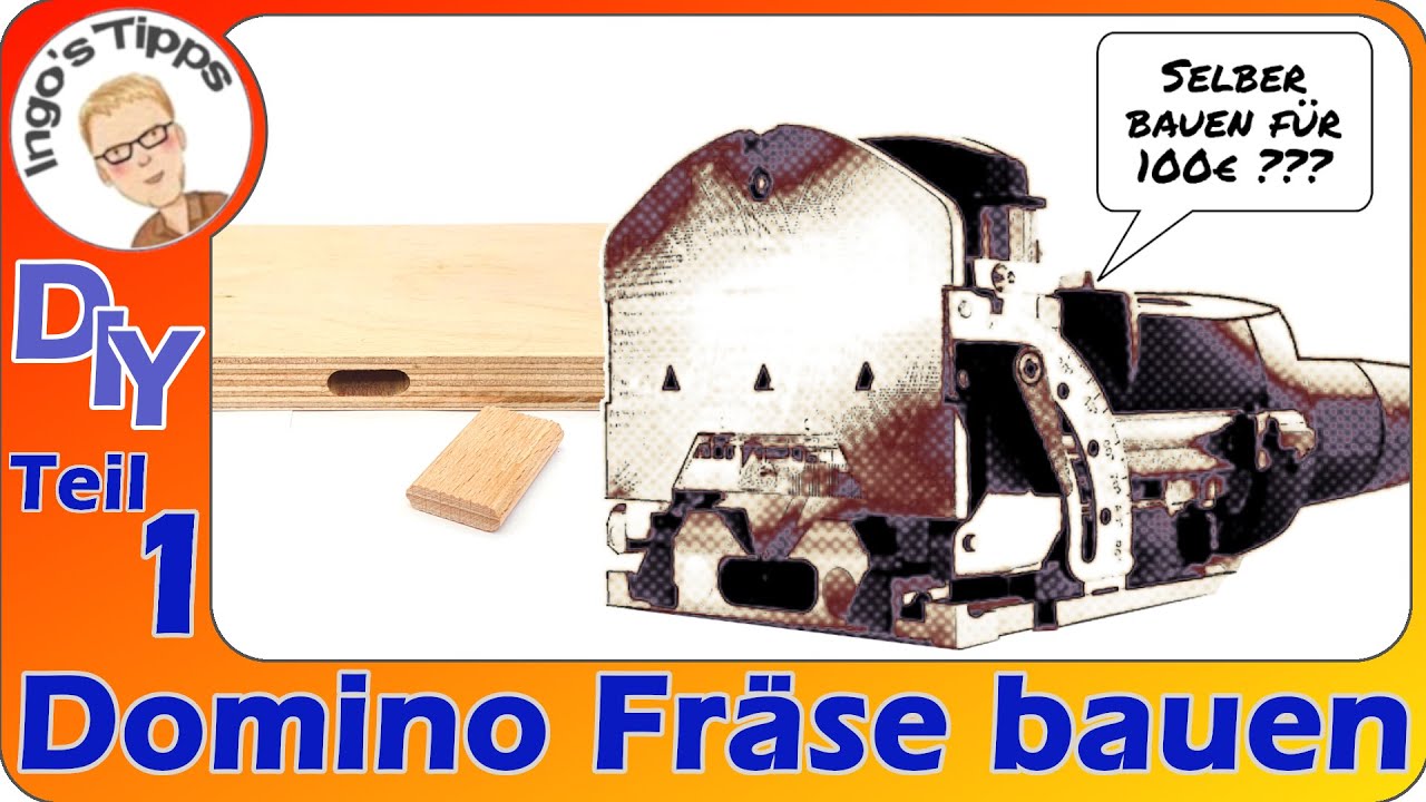 Kann man eine Domino Dübelfräse oder Lamello Flachdübelfräse selber bauen für 100,- Euro? IngosTipps