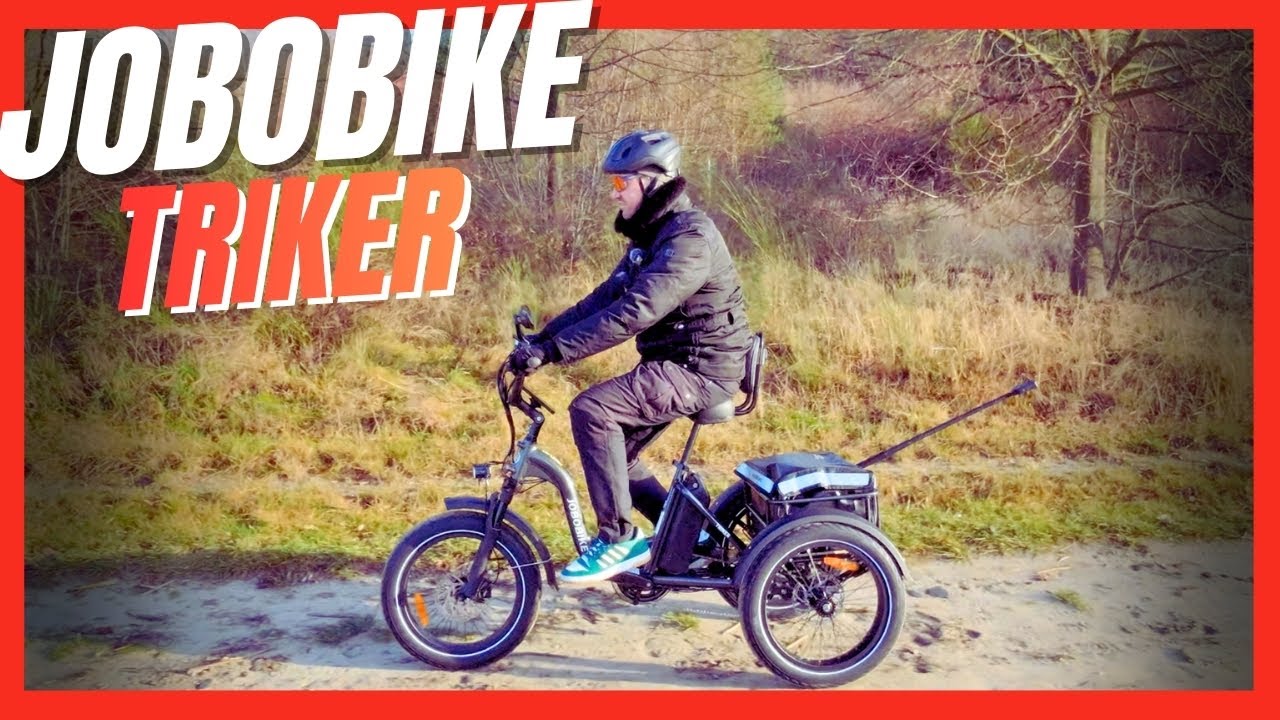 Jobobike Triker 🚲 Mehr Sicherheit durch 3 R&auml;der? Unser ehrlicher Test ⚡ #jobobike #fatbike #trike