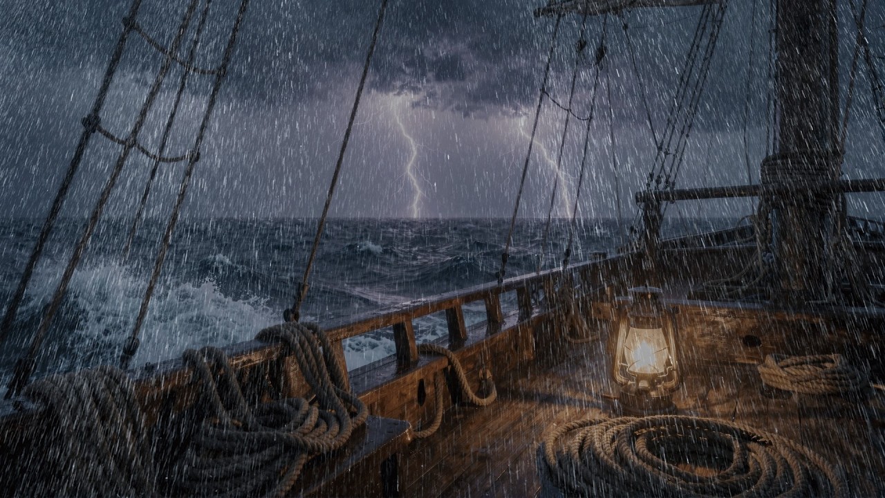 Rain sounds that melts stress away - Step into a quiet world where your breath finds peace
