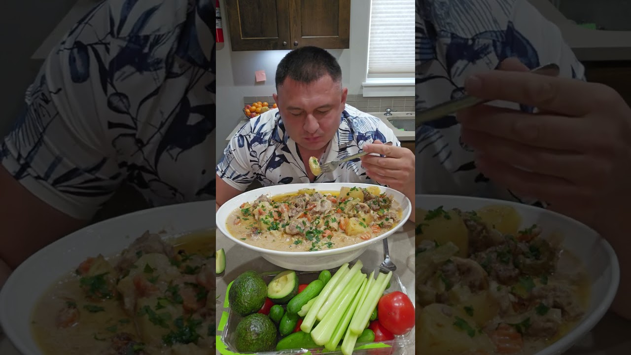 мукбанг дома. очень вкусно....