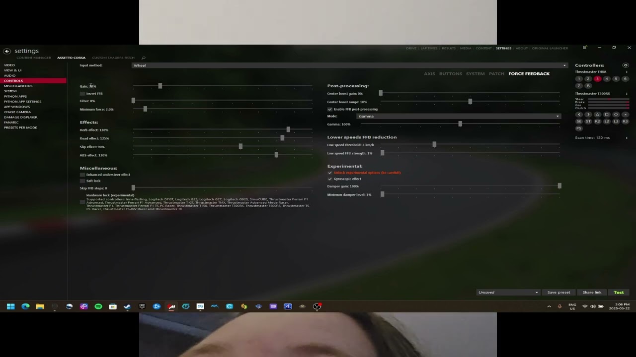 You're Probably Using FFB Settings Wrong - Assetto Corsa - T300
