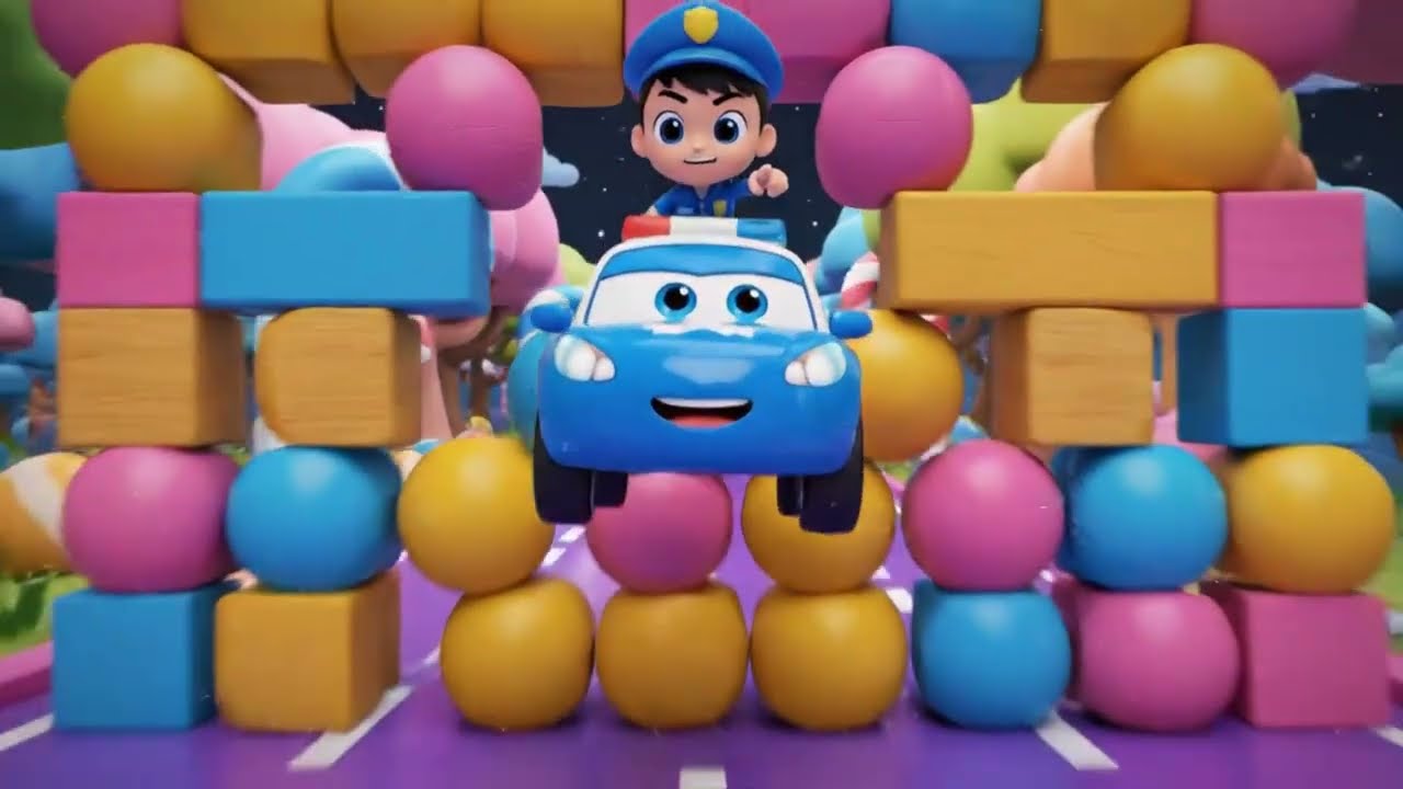 Police Car Song Compilation 🚓 | Kids Nursery Rhymes Show