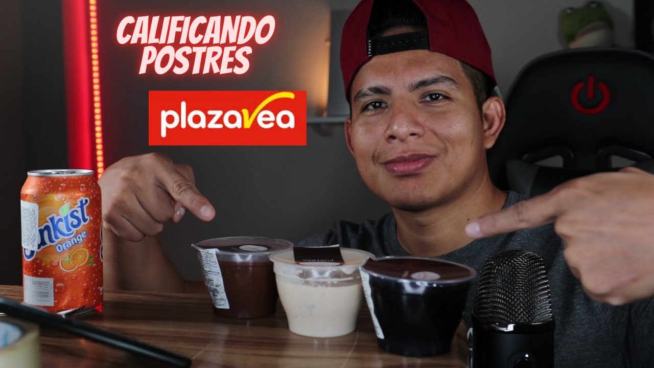 ASMR CALIFICANDO POSTRES DE PLAZA VEA XD