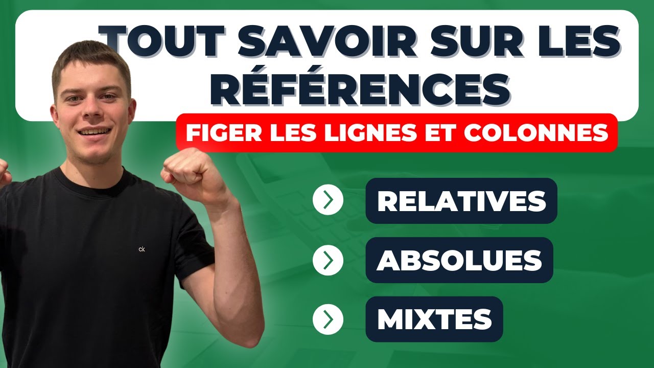 Maîtriser la référence relative, absolue et mixte sur Excel ! (Insérer les $ avec la touche F4)