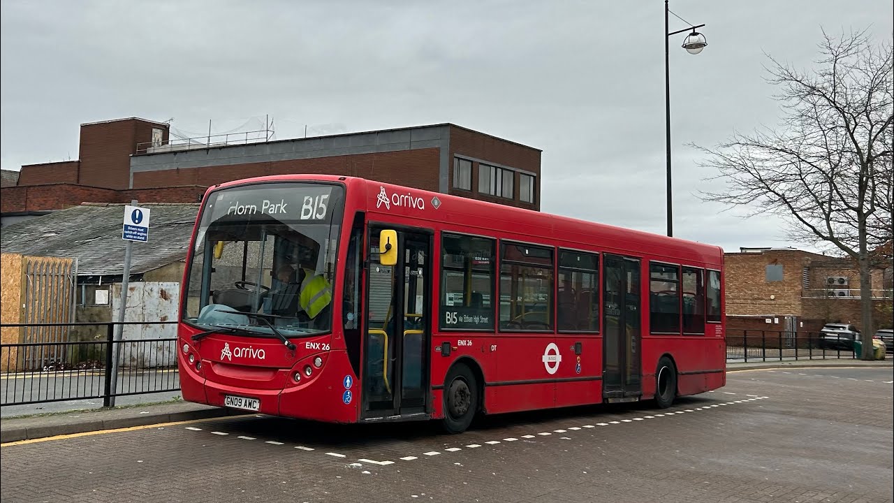 Journey on Arriva London Bus Route B15 ADL Enviro 200 ENX26 GN09AWC