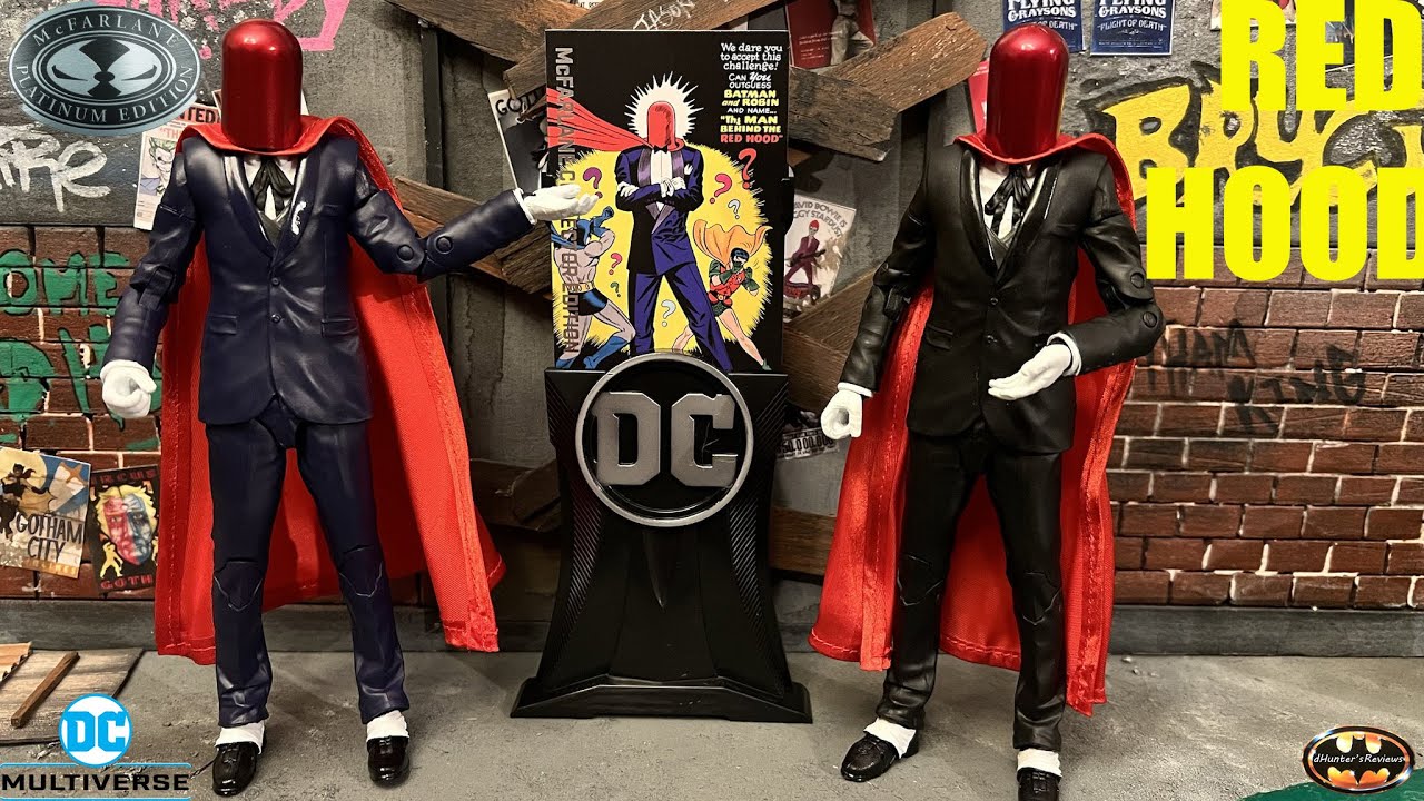 McFarlane DC Multiverse Red Hood Joker Platinum Chase Collectors Edition Action Figure Review