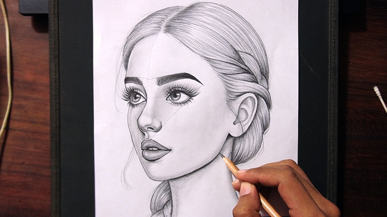 how to draw a face