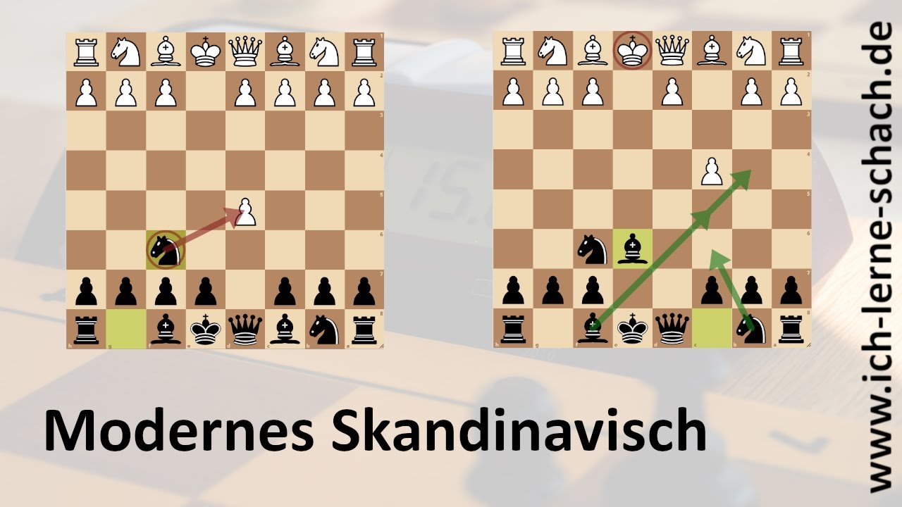 Die Skandinavische Verteidigung, Moderne Variante