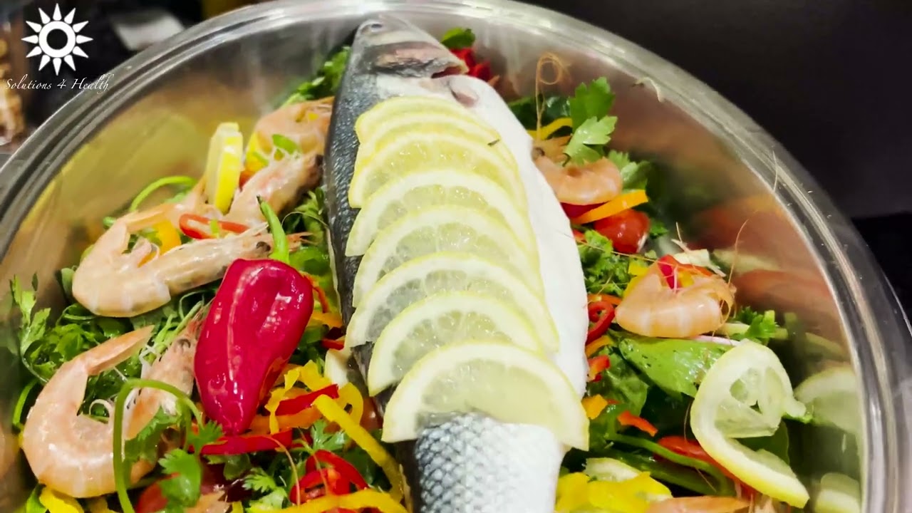 Recette signature AMC ; Loup bar aux herbes fraîches