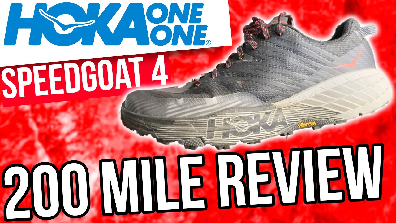 HOKA Speedgoat 4 Review after 200 Miles